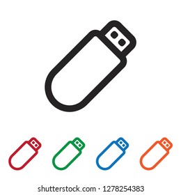 Pendrive vector icon