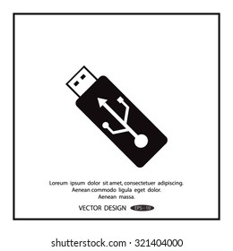pendrive vector icon