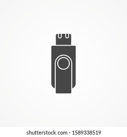 Pendrive vector icon sign symbol