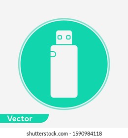 Pendrive vector icon sign symbol