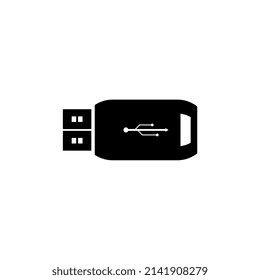 ilustración vectorial de pendrive, adecuada para símbolos, logotipos, iconos, folletos, carteles, mascotas, etc.