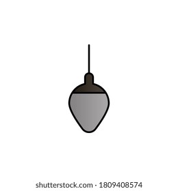 Pendulum, balance color gradient vector icon