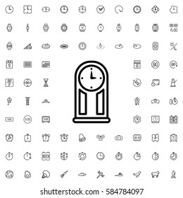 pendulum icon illustration isolated vector sign symbol. Time icons set.