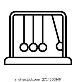 Pendelsymbol zur Anzeige der Erhaltung der Trägheitskraft