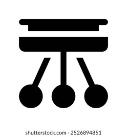 pendulum icon. vector glyph icon for your website, mobile, presentation, and logo design.