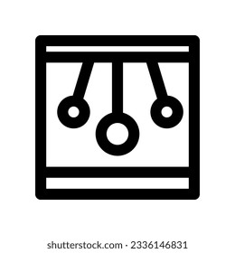ícono de péndulo para tu sitio web, móvil, presentación y diseño de logotipo.