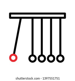 pendulum line icon. Element of pendulum icon for mobile concept and web apps. Thin line pendulum icon can be used for web and mobile - Vector