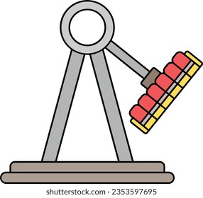 pendulum ride pendulum amusement holidays park Outline