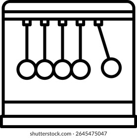 Pendulum vector icon. Can be used for printing, mobile and web applications.