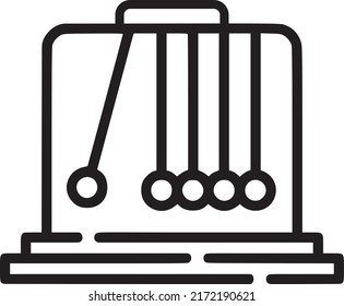 Pendulum Vector Icon Pendulum Toy Physics Stock Vector (Royalty Free ...