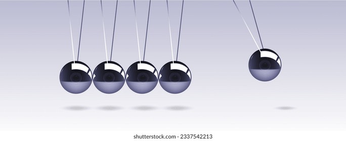 A pendulum is a weight suspended from a pivot so that it can swing freely. It is subject to a restoring force due to gravity that will accelerate it back toward the equilibrium position. Vector