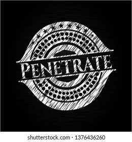Penetrate chalk emblem