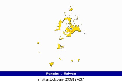 Penghu Flag - Administrative divisions of Taiwan