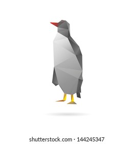 Penguin abstract isolated on a white backgrounds