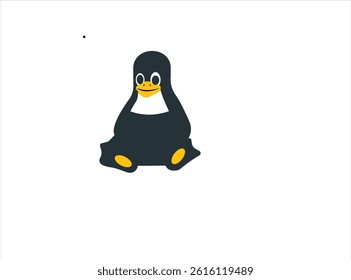 penguin animal cartoon icon vector illustration penguin vector, icon vector illustration, penguin silhouette of a penguin isolated on a white background.