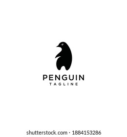 Penguin animal logo vector design