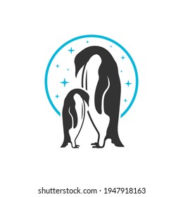 Penguin Animal Lovers Logo Design