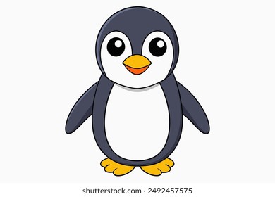 A Penguin animal vector illustration