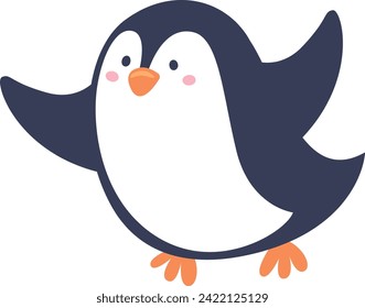 Penguin Arctic Animal Vector Illustration