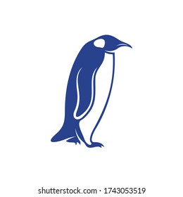 Penguin bird logo design vector. Icon Symbol. Template Illustration
