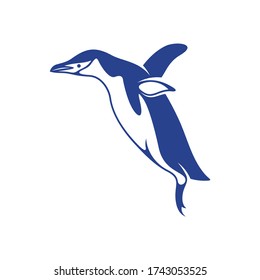 Penguin bird logo design vector. Icon Symbol. Template Illustration