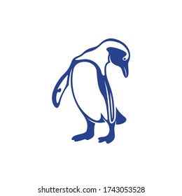 Penguin bird logo design vector. Icon Symbol. Template Illustration