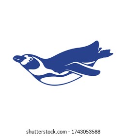 Penguin bird logo design vector. Icon Symbol. Template Illustration