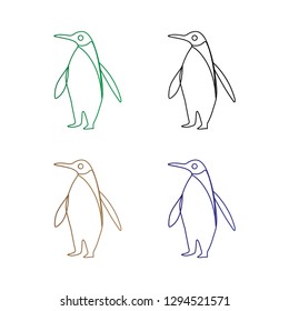 Penguin Bird Logo useful, editable. And printable Perfect for use in a wide range of new media templates: Web Marketing Agency, Social Media Services Showcase, Online Marketing Apps, and Web.