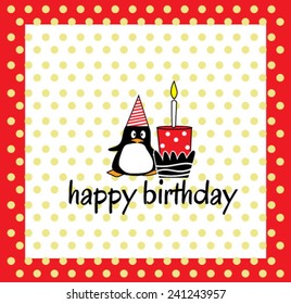 Penguin Birthday Cards