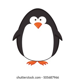 penguin cartoon icon image 
