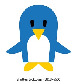 Penguin cartoon vector