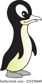 vector de dibujos animados pingüinos para necesidades de diseño