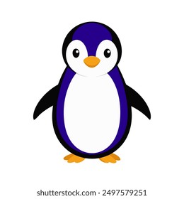 Penguin Color Illustration design eps file