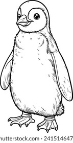 Penguin Coloring Fun for Kids