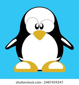 Penguin Coloring Illustrations and vector design