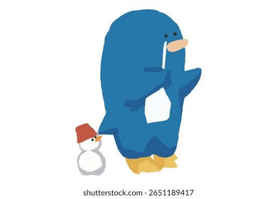 a penguin conductor wind ensemble