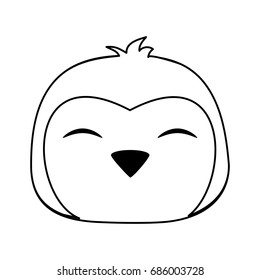 penguin cute animal cartoon icon image 