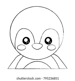penguin cute animal icon image 