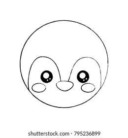 penguin cute animal icon image 