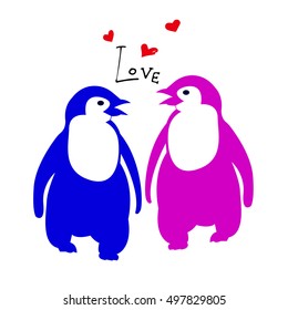 penguin, cute, illustration, vector, cartoon, white, black, bird, happy, animal