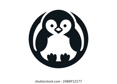 Penguin with editable vector collections 