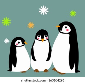 Penguin family 