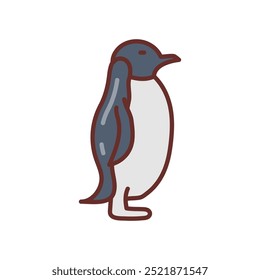 Penguin Filled Icons , Vector illustration