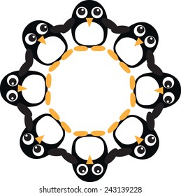 Penguin frame 