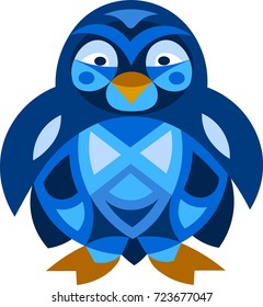 penguin geometric style