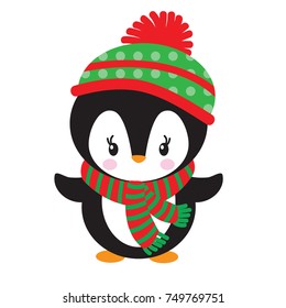 Penguin Girl Vector illustration  