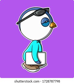 a penguin goes back to school again