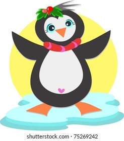 Penguin with Heart
