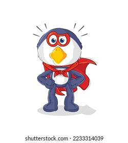 the penguin heroes vector. cartoon character