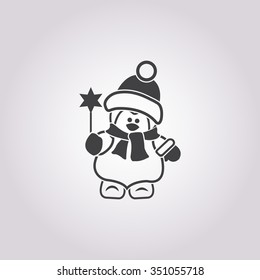 Penguin icon. 